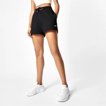 Slazenger x Sophia & Cinzia Fleece Shorts - Black