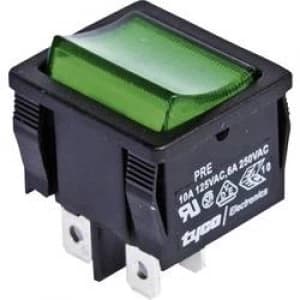 Toggle switch 250 V AC 6 A 2 x OffOn TE Connectivity