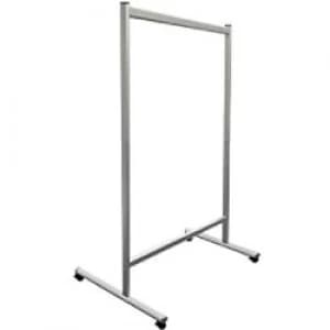 Franken Mobile Partition Wall Plexiglas Transparent 120 x 150 cm