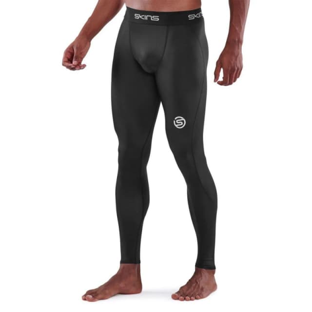 Skins Mens Series-1 Black Leggings Size: 2XL Black Male 2XL