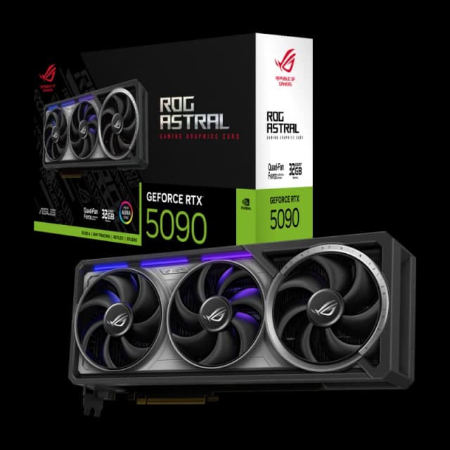 ASUS ROG Astral NVIDIA GeForce RTX 5090 32GB GDDR7 Graphics Card - 90YV0LW1-M0NA00