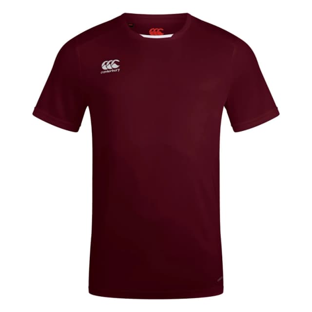 Canterbury Canterbury Men Club Dry T-Shirt in Maroon Size: X-Small Maroon XS Male 5063806453598