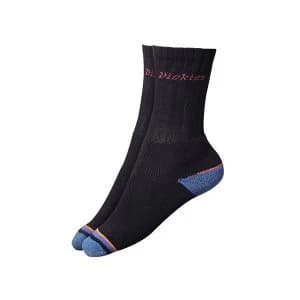 Dickies Strong Work Socks Black (Pack 3)