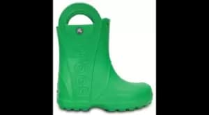Crocs Handle It Rain Boot Boots Kids Grass Green C12