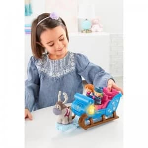 Disney Frozen Kristoffs Sleigh by Little People, Figure and Ve...