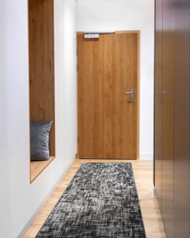 RugsX Runner Silver Fasti Trellis Grey 70Cm 70X100 Cm