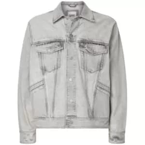 Tommy Jeans Archive Oversized Denim Jacket - Grey