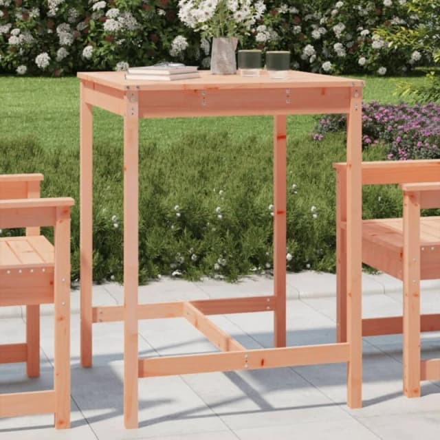 JINLEFU Garden Table 82.5x82.5x110cm Solid Wood Douglas vidaXL JRVDZX-824086_DE