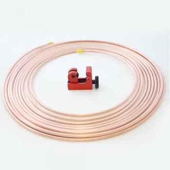 25ft Brake Copper Petrol Pipe. 3/16 OD x 0.131 ID + Mini Tubing cutter