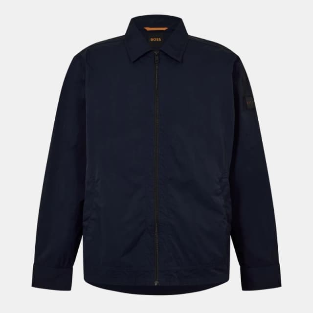 Boss Mens Leejay Long Sleeve Oxford Shirt Dark Blue male S