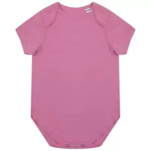 Larkwood Babies Organic Bodysuit (12-18 Months) (Bright Pink)
