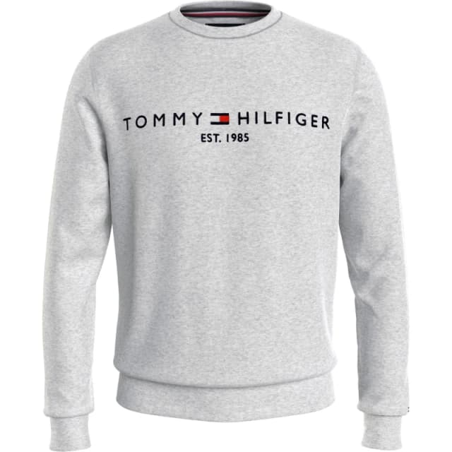 Tommy Hilfiger Logo Crew Sweatshirt - Grey Grey S