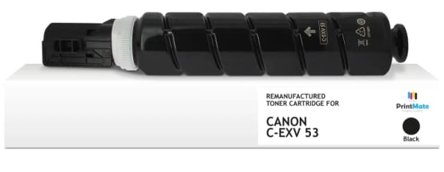 PrintMate Canon C-EXV53. remanufactured toner. Black 41200p