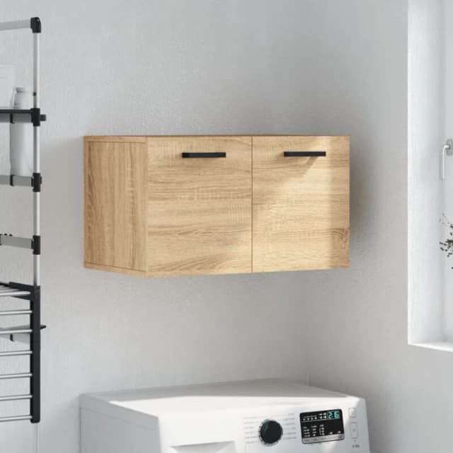 VIDAXL Wall Cabinet Sonoma Oak 60x36.5x35cm Engineered Wood Vidaxl 8720845948641