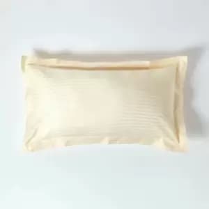 Pastel Yellow Egyptian Cotton Ultrasoft King Size Oxford Pillowcase 330 Thread Count - Pastel Yellow - Pastel Yellow - Homescapes