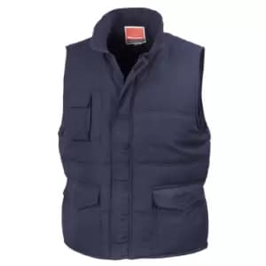 Result Mens Mid-Weight Bodywarmer Showerproof Windproof Jacket (4XL) (Navy Blue)