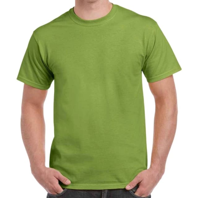 Gildan Mens Heavy Cotton T-Shirt in Lime Size: Medium Lime Male M