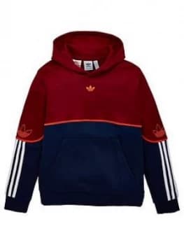Adidas Originals Outline Hoodie - Burgundy