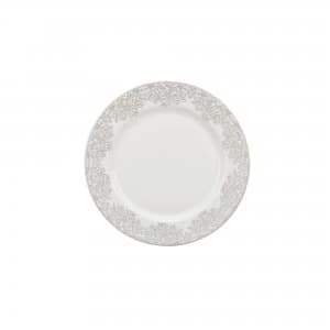 Denby Monsoon Filigree Silver Medium Plate