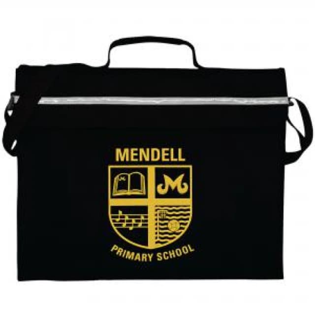 Primo Printed Book Bag Black