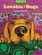 lovable dogs coloring book 32 cute pups from great danes and pit bulls to s