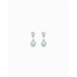 Values Turquoise Metal Natural Stone Earrings