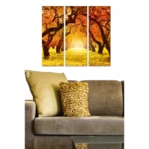 MDF34148 Multicolor Decorative MDF Painting (3 Pieces)