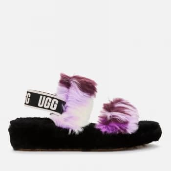 UGG Womens Oh Yeah Tie Dye Slides - Magnolia - UK 3
