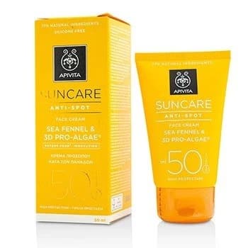 ApivitaSuncare Anti-Spot Face Cream Sea Fennel & 3D Pro-Alage SPF 50 50ml/1.7oz