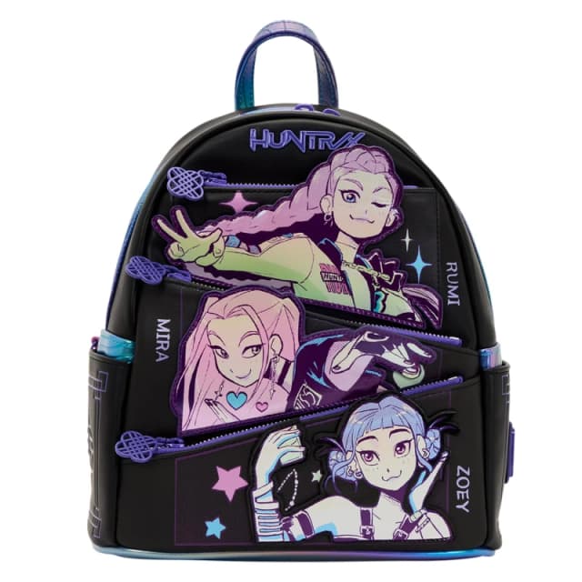 Loungefly K-Pop Demon Hunters Huntrix Mini Backpack Merch