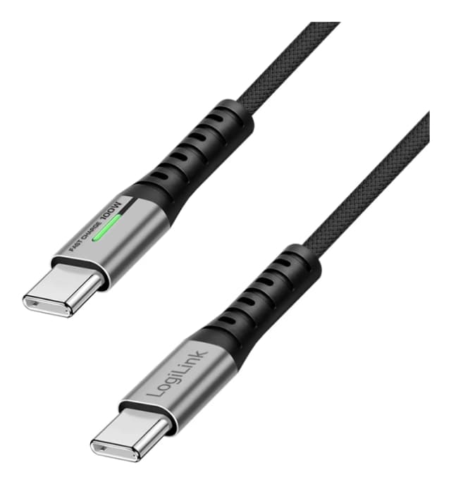 LogiLink CU0430 USB cable USB 3.2 Gen 2x2 0.3 m USB C Black