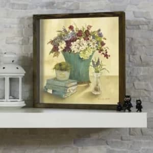 KZM447 Multicolor Decorative Framed MDF Painting