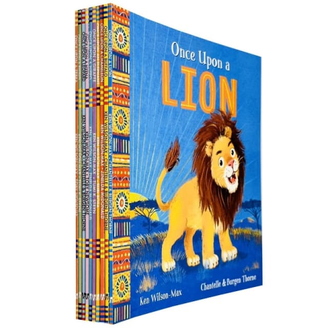 African Stories Children Collection 10 Books Set By Ken Wilson-Max (Once Upon a Zebra, Rhino, Leopard, Hyena) Ken Wilson-Max Books