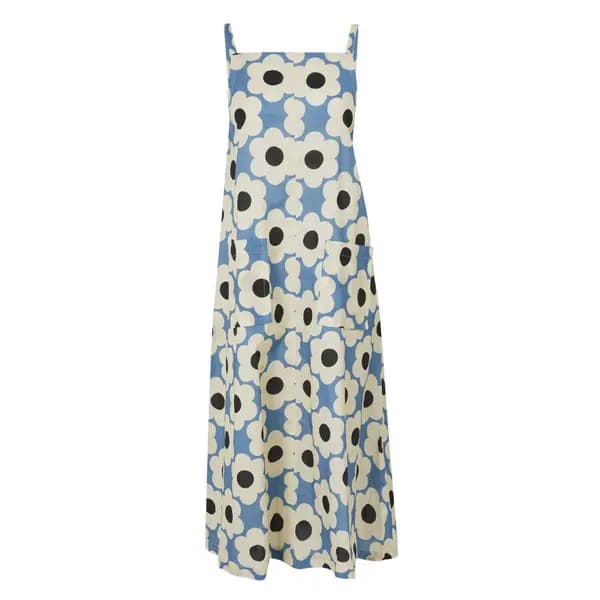 Regatta Womens Orla II Summer Sun Dress 10 - Waist 27' (68cm), Inside Leg 31' Blue Sixties Daisy RWD091-T6E-10