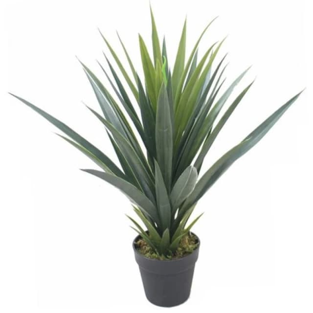 Leaf Artificial Yukka Tropical Plant 60cm Agave Spiky Tropical House Plants Botanik Green
