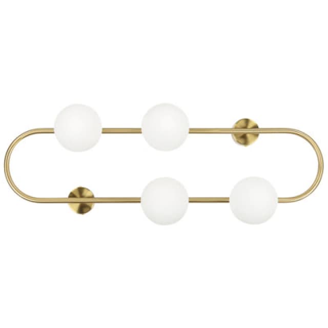 Beliani Wall Lamp Yango Metal Gold