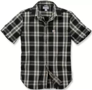 Carhartt Essential Short Sleeve Shirt, black-white, Size L, black-white, Size L