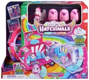 Hatchimals Rainbow Road Camper Playset