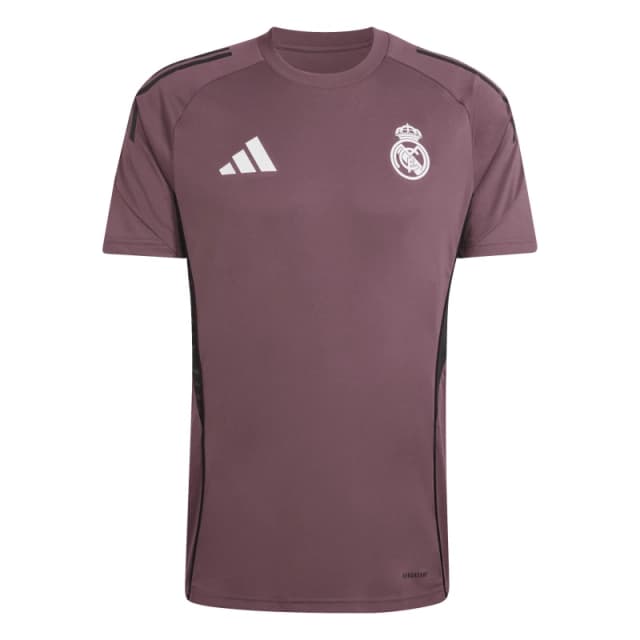 adidas Mens Real Madrid Short Sleeve T-Shirt Purple male S