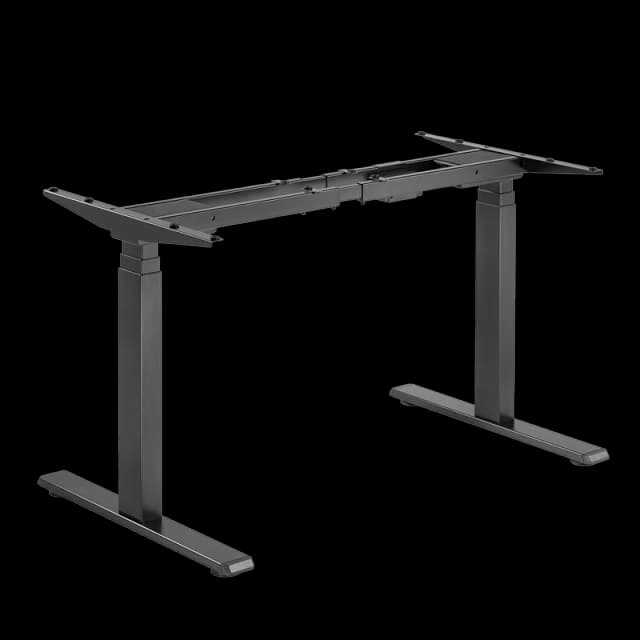 LogiLink Sit-stand desk frame. dual motor. easy-use controller. black