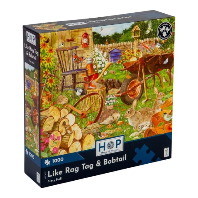 The House Of Puzzles Like Rag Tag & Bobtail, 1000 Piece Jigsaw Puzzle Multicolor Unisex