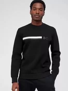 BOSS Stadler Logo Sweatshirt - Black Size XL Men