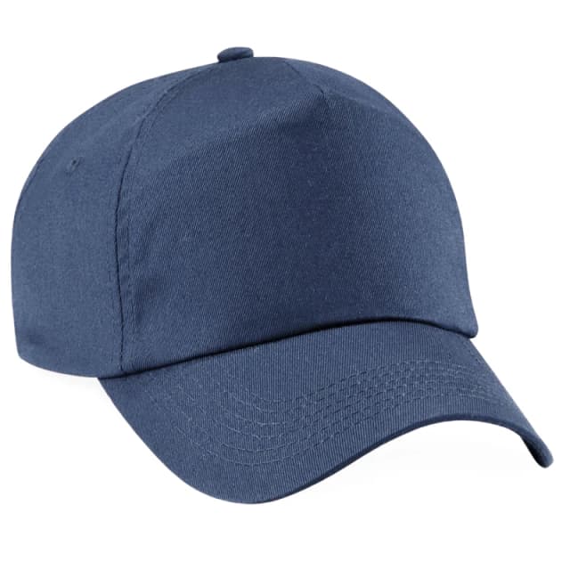 Beechfield Beechfield Men Plain Original 5 Panel Baseball Cap in Navy Navy One Size Male 5057520179667