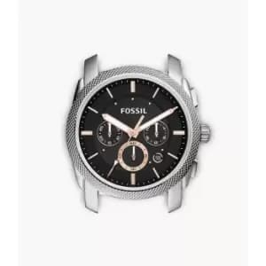 Fossil Mens Machine Chronograph Stainless Steel Case - Black