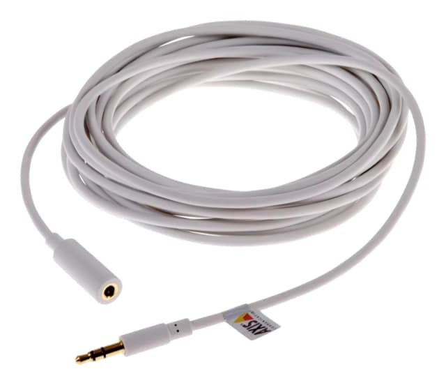 AXIS Axis 01589-001 audio cable 5m 3.5mm White 01589-001