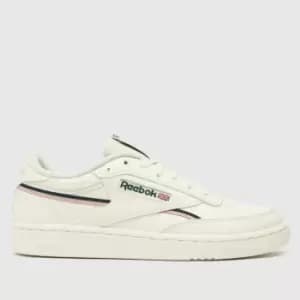 Reebok White & Black Club C 85 Vegan Trainers