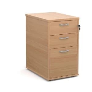 Dams Maestro Three-Drawer Desk-High Pedestal 600mm - Beech