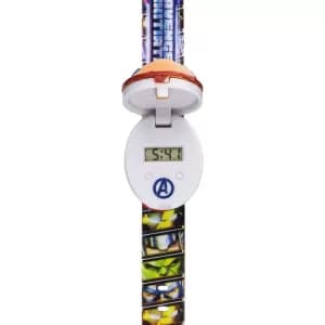Childrens Character Marvel Avengers Interchangeable Flip Top Watch MAR8