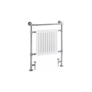 Clifton Heated Towel Rail - 940mm X 735mm - Chrome - AHC73 - Chrome - Heritage
