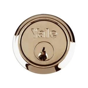 Yale Locks B1109 Replacement Rim Cylinder & 2 Keys Chrome Finish Box